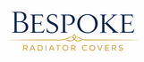 Bespoke Radiator Covers logo with blue and gold text on a white background