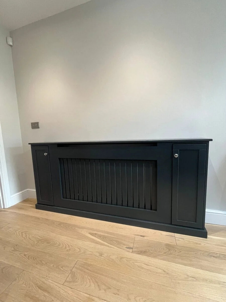 Radiator Cover with Side Storage Cupboards – Elegant Multifunctional Radiator Cabinet