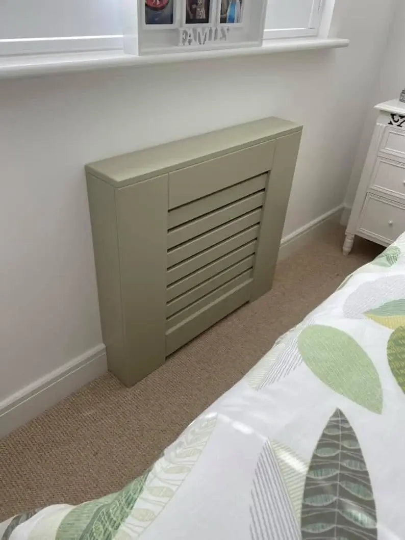 Sage Green Radiator Cover – Elegant Modern Design