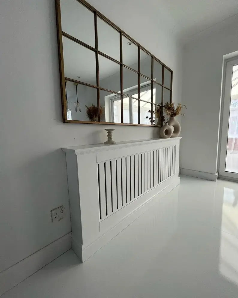 Decorative Beaded Radiator Cover – Classic Skirting Board Design