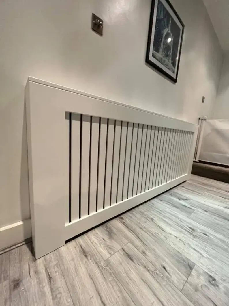 Bespoke White Radiator Cover – Made to Measure