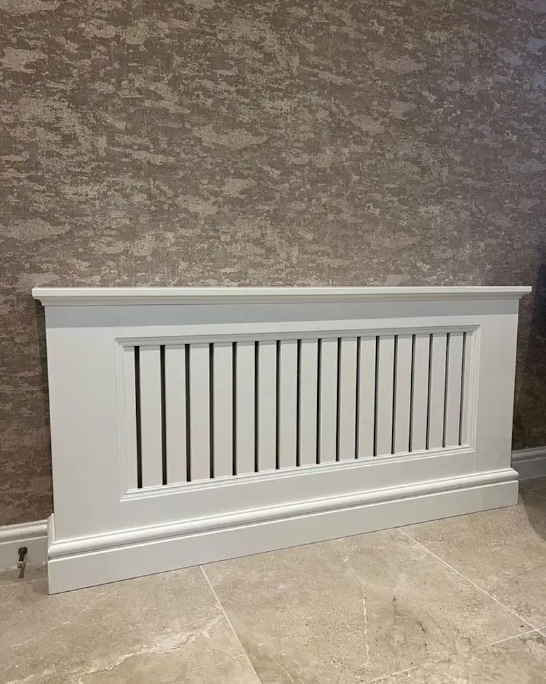 Decorative Beaded Radiator Cover – Elegant Skirting Board Design