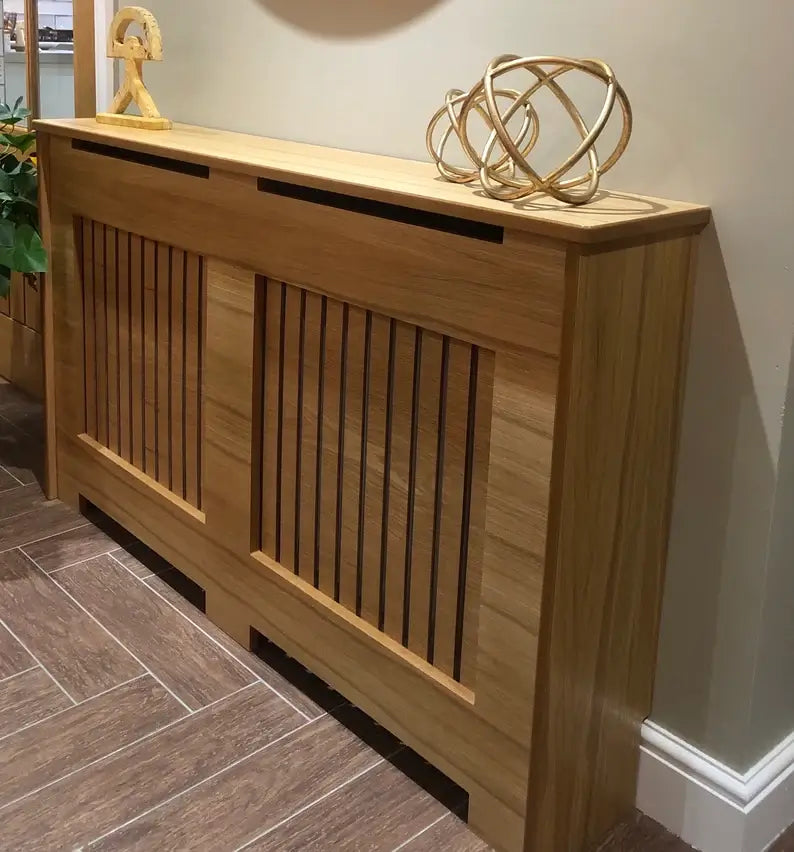 Bespoke Oak Veneer Radiator Cover – New England Design