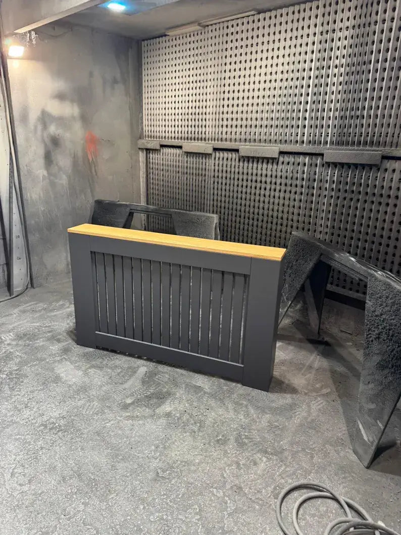 Slate Grey Radiator Cover – RAL 7015 Finish