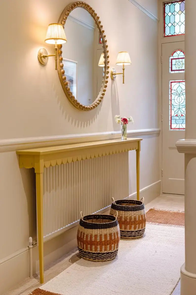Handmade Scalloped Console Table & Radiator Cover – Bespoke Sizes