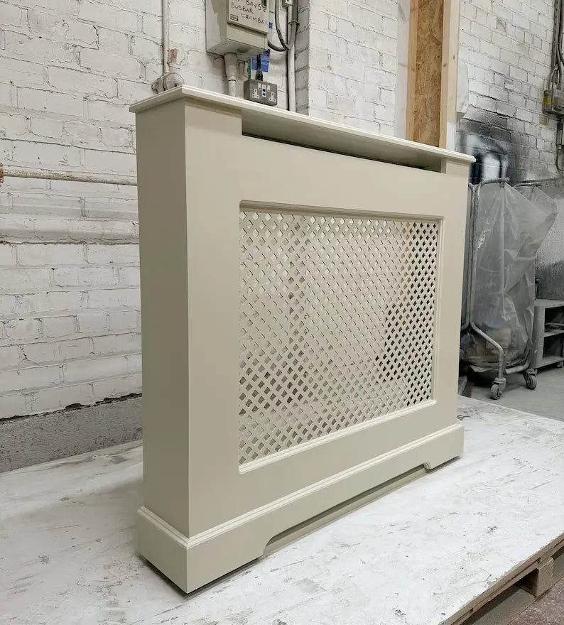 Regency Grille Radiator Cover – Elegant Skimming Stone Radiator Cabinet