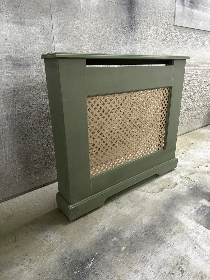 Bespoke Regency Grille Radiator Cover – Custom Made to Measure Unpainted Radiator Cabinet UK